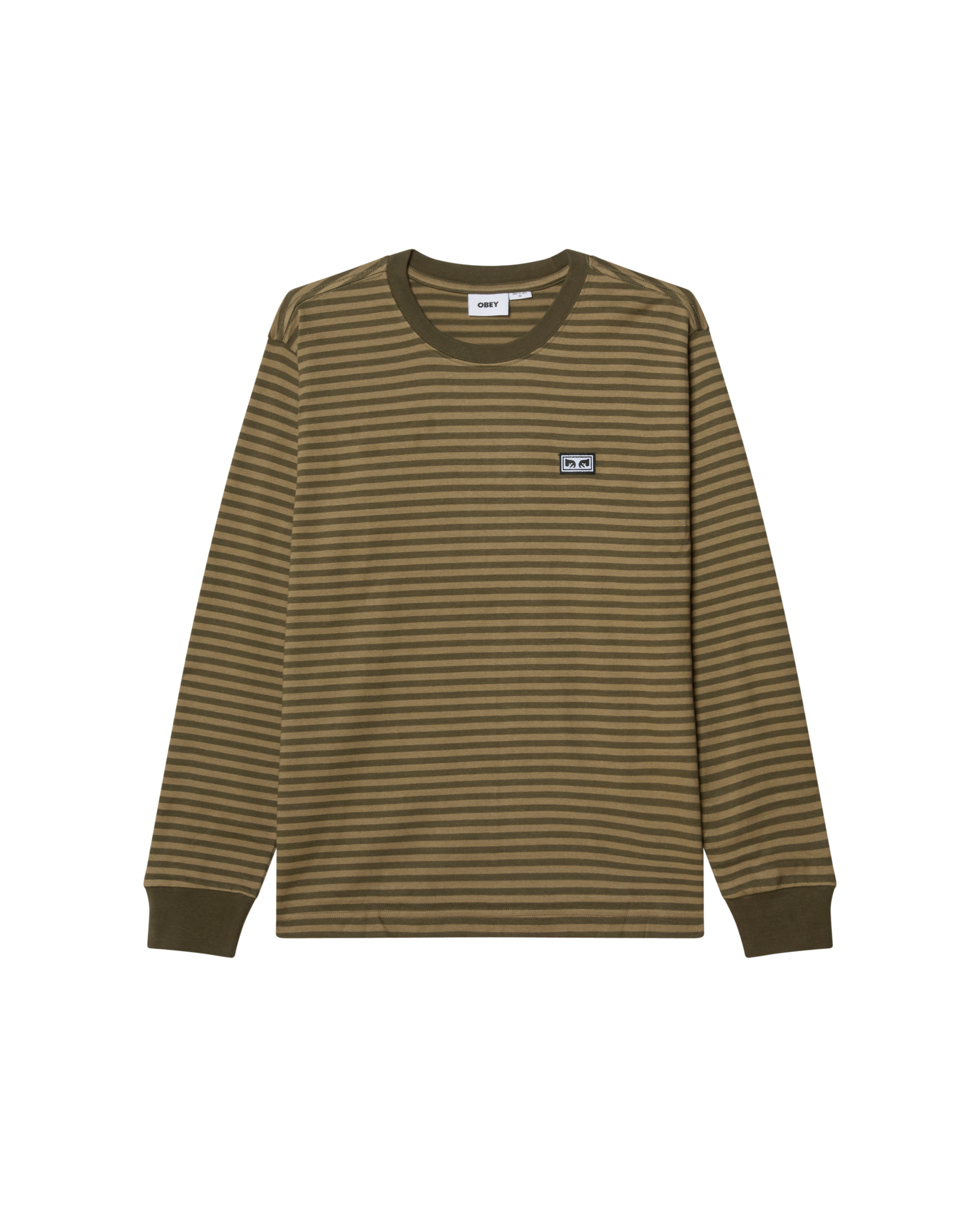 EST. WORKS EYES LS STRIPE SHIRT