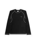 AARON CONTRAST STITCH LS SHIRT