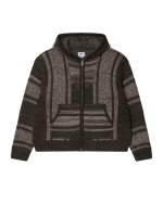 ZIP UP BAJA SWEATER