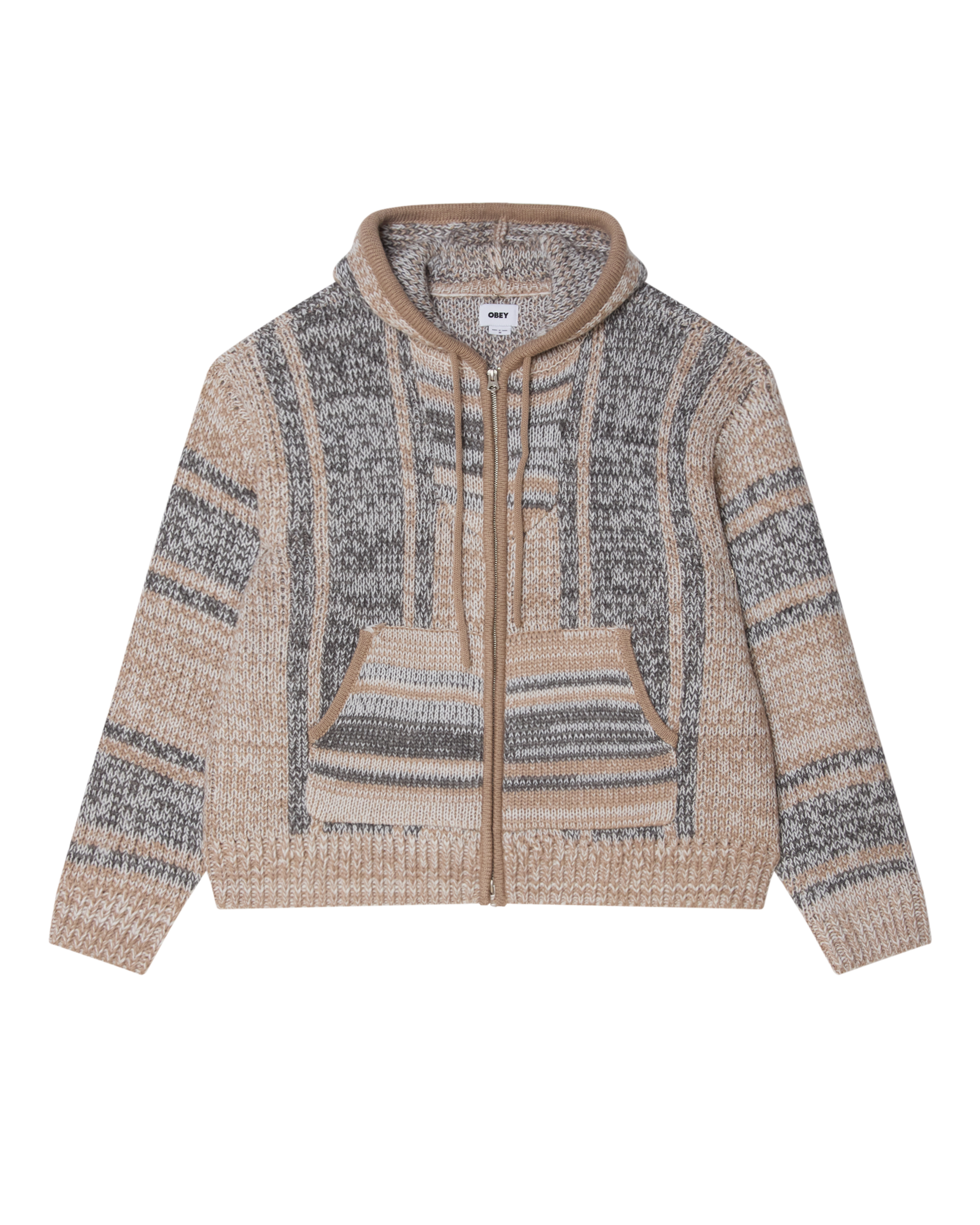 ZIP UP BAJA SWEATER