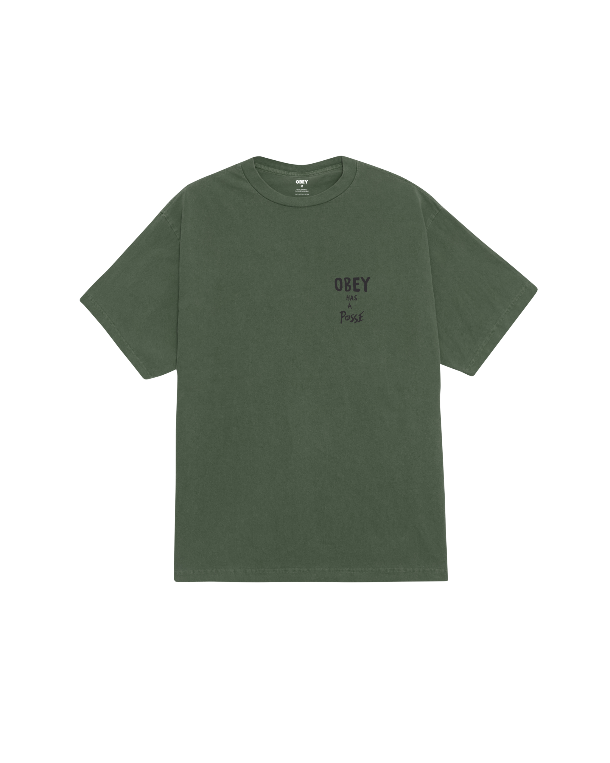 OBEY HAS A POSSE PIGMENT T-SHIRT - Image 2