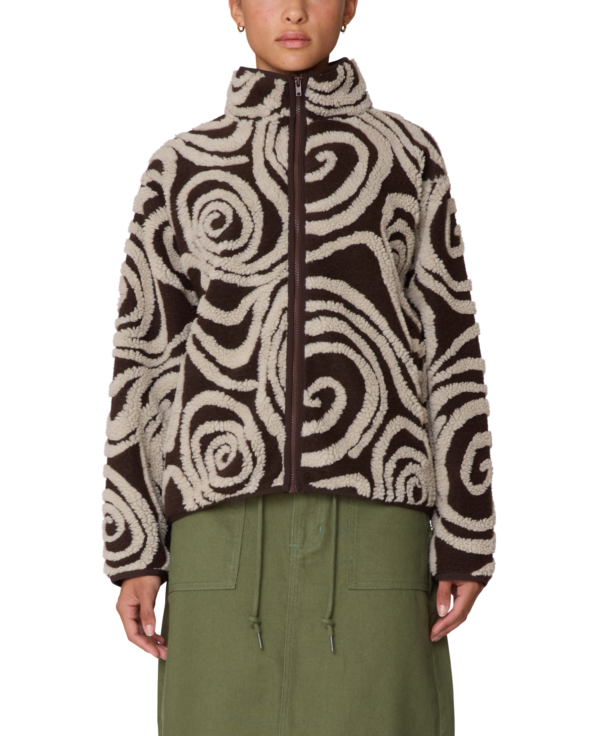 SWIRLS JACQUARD JACKET