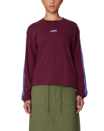 RALLY SLEEVE STRIPE LS TOP