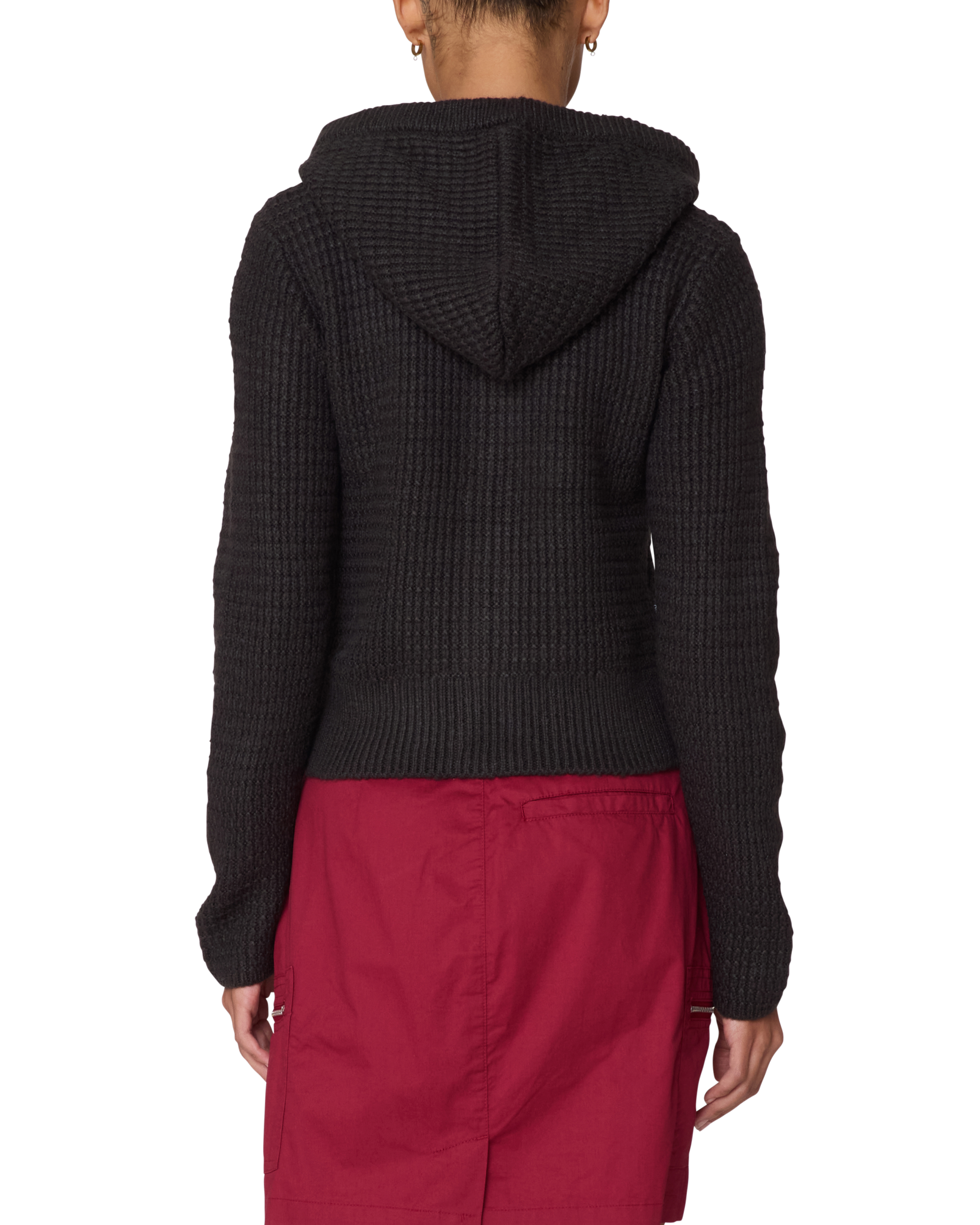 GLENDA HOOD ZIP SWEATER - Image 3