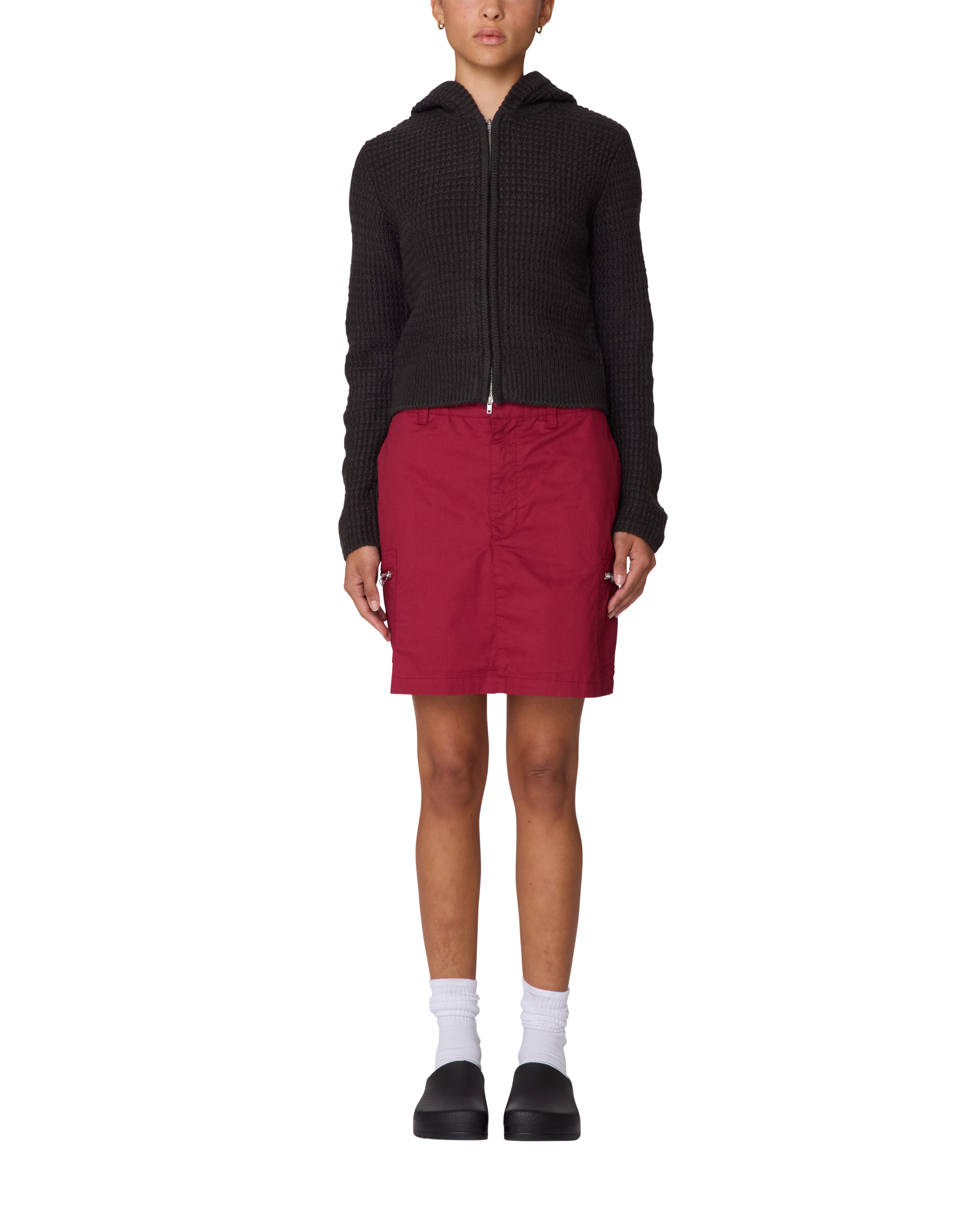 GLENDA HOOD ZIP SWEATER - Image 4