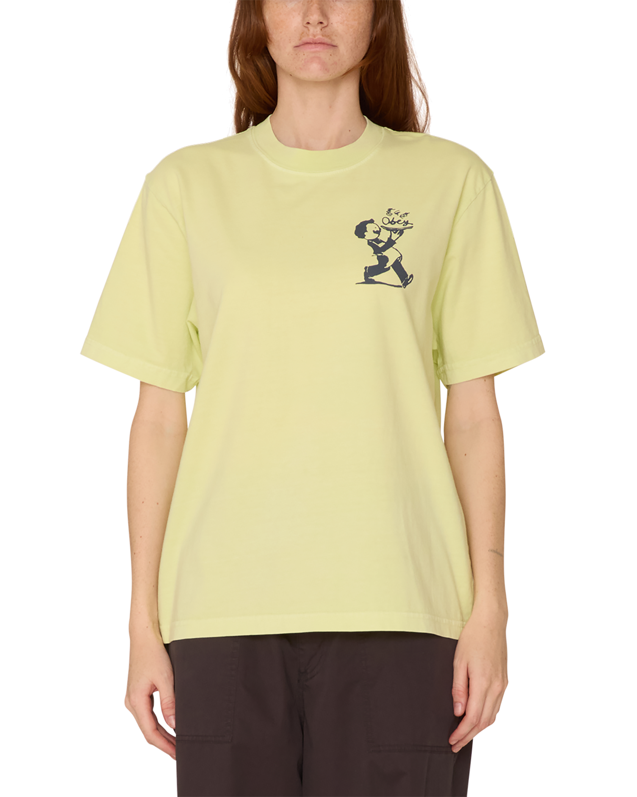 FRESH HOT OBEY MAXINE PIGMENT T-SHIRT - Image 2