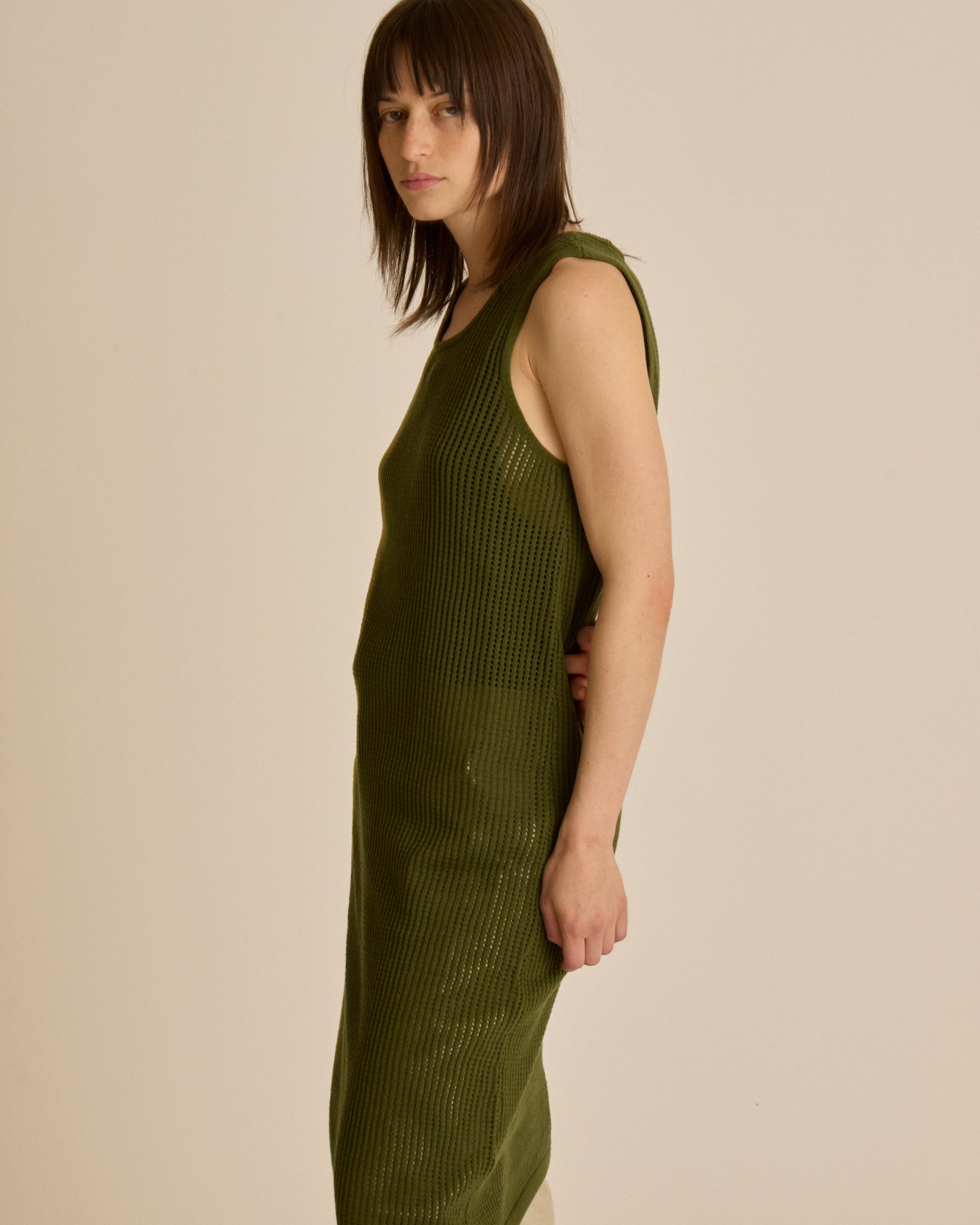 MINERVA OPEN STRIPE DRESS - Image 5